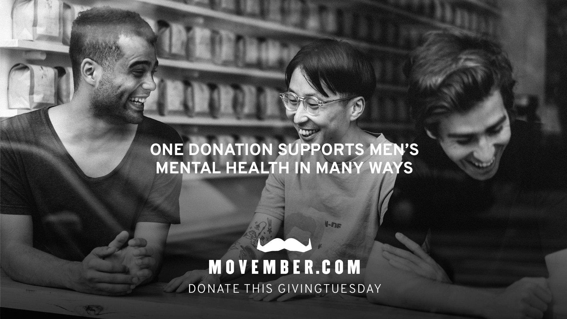 "One donation supports men's mental health in many ways"
