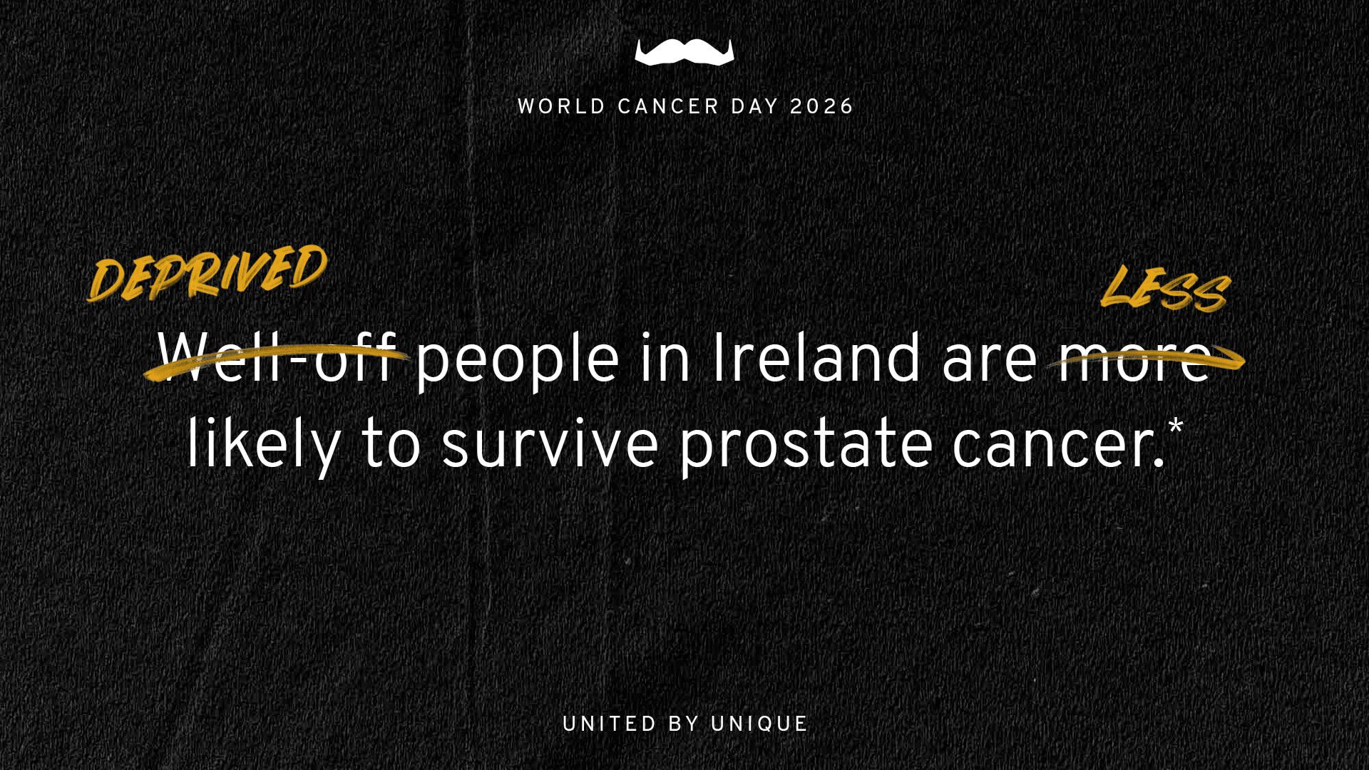 People in deprived areas of Ireland are less likely to survive prostate cancer.